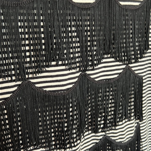 Marc Jacobs striped top with fringe size XL - Picture 11 of 12